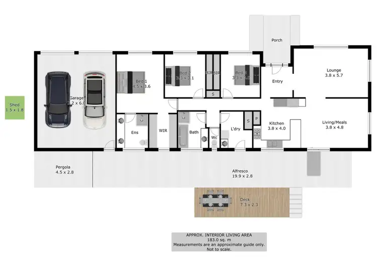 Floorplan of Homely house listing, 4 Prendergast Street, Wodonga VIC 3690