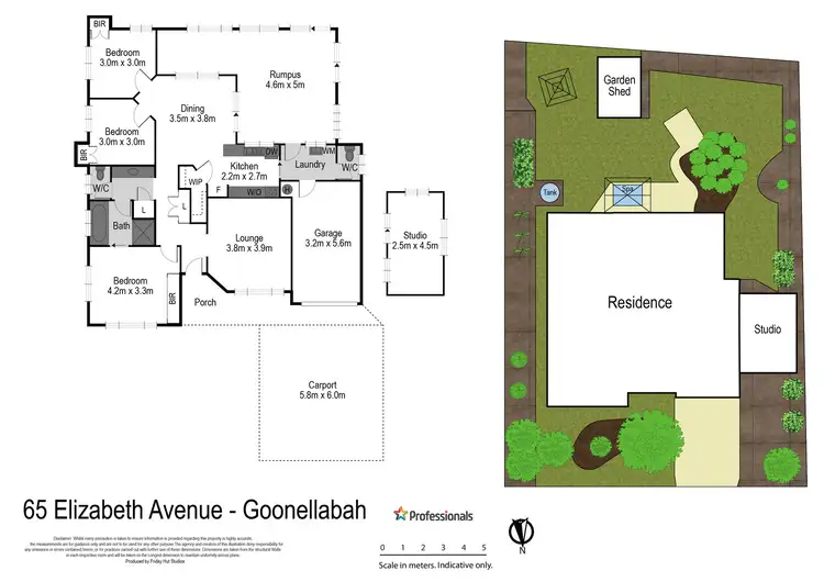 Floorplan of Homely house listing, 65 Elizabeth Avenue, Goonellabah NSW 2480