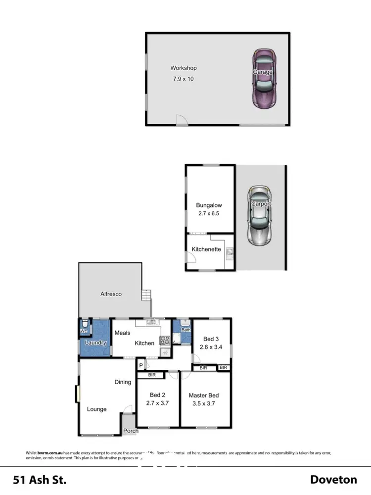 Floorplan of Homely house listing, 51 Ash Street, Doveton VIC 3177