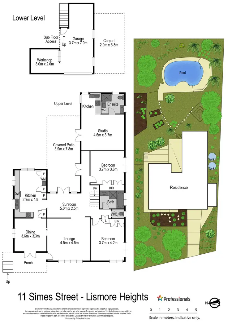 Floorplan of Homely house listing, 11 Simes Street, Lismore Heights NSW 2480