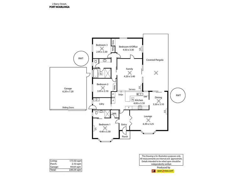 Floorplan of Homely house listing, 2 Barry Street, Port Noarlunga SA 5167