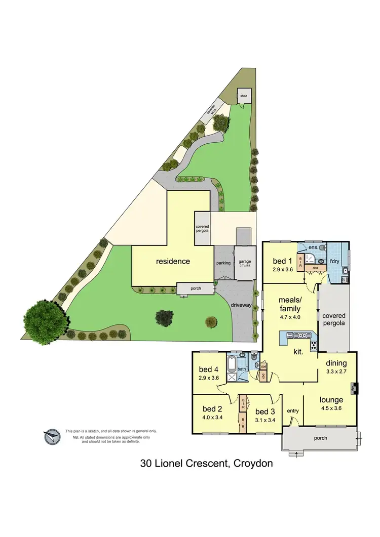 Floorplan of Homely house listing, 30 Lionel Crescent, Croydon VIC 3136