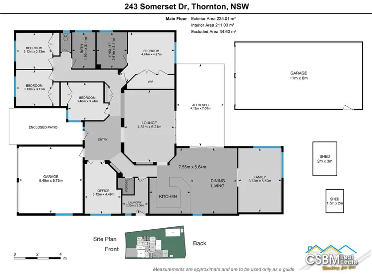 Floorplan of Homely house listing, 243 Somerset Drive, Thornton NSW 2322