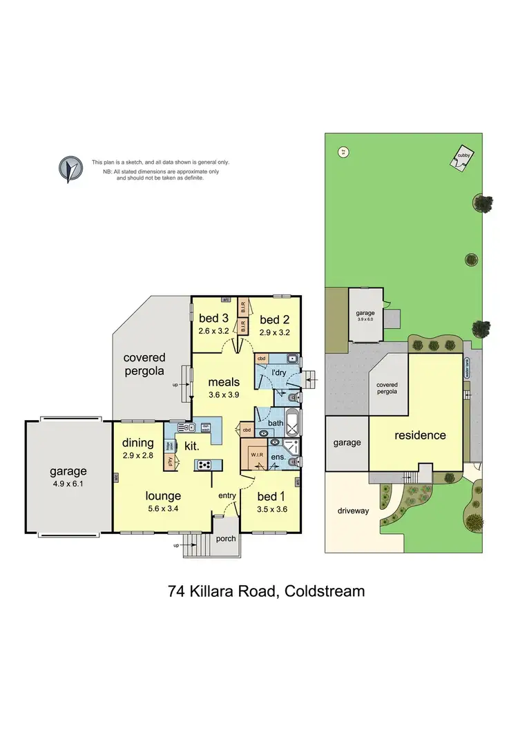 Floorplan of Homely house listing, 74 Killara Road, Coldstream VIC 3770