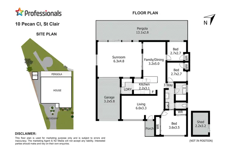 Floorplan of Homely house listing, 10 Pecan Close, St Clair NSW 2759