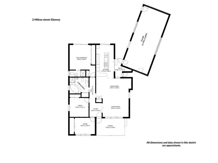 Floorplan of Homely house listing, 2 Milton Street, Glenroy VIC 3046