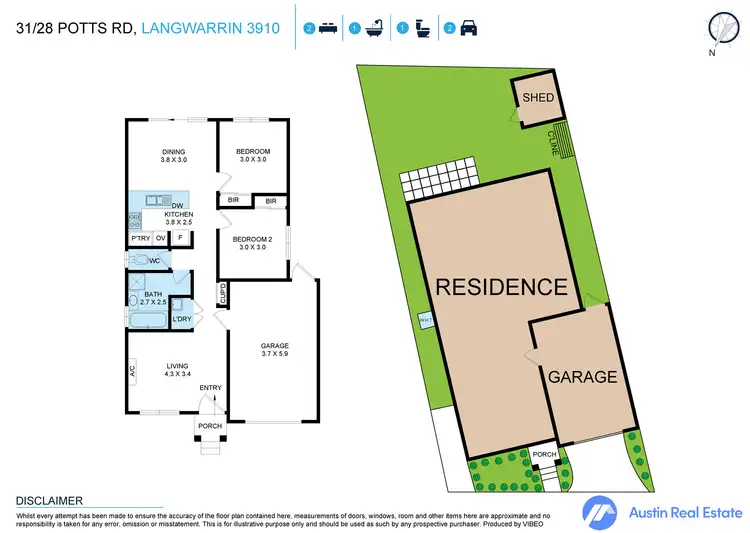 Floorplan of Homely unit listing, Address available on request