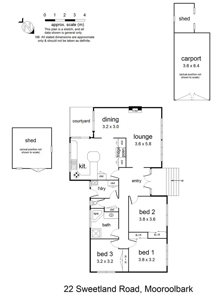 Floorplan of Homely house listing, 22 Sweetland Road, Mooroolbark VIC 3138