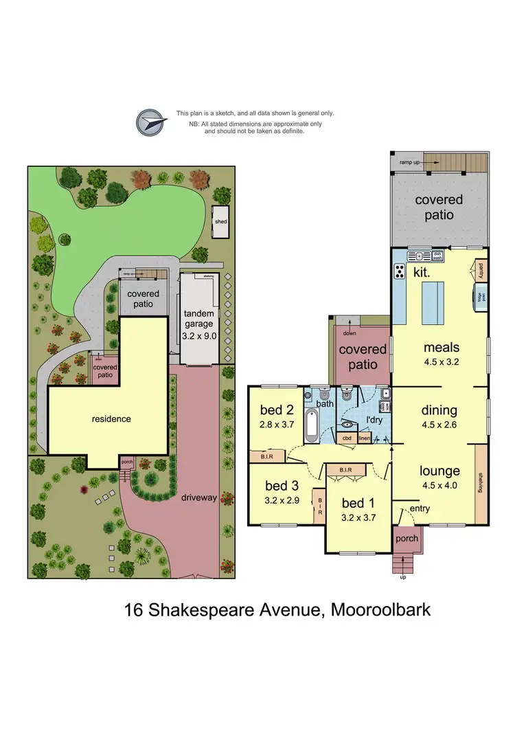 Floorplan of Homely house listing, 16 Shakespeare Avenue, Mooroolbark VIC 3138