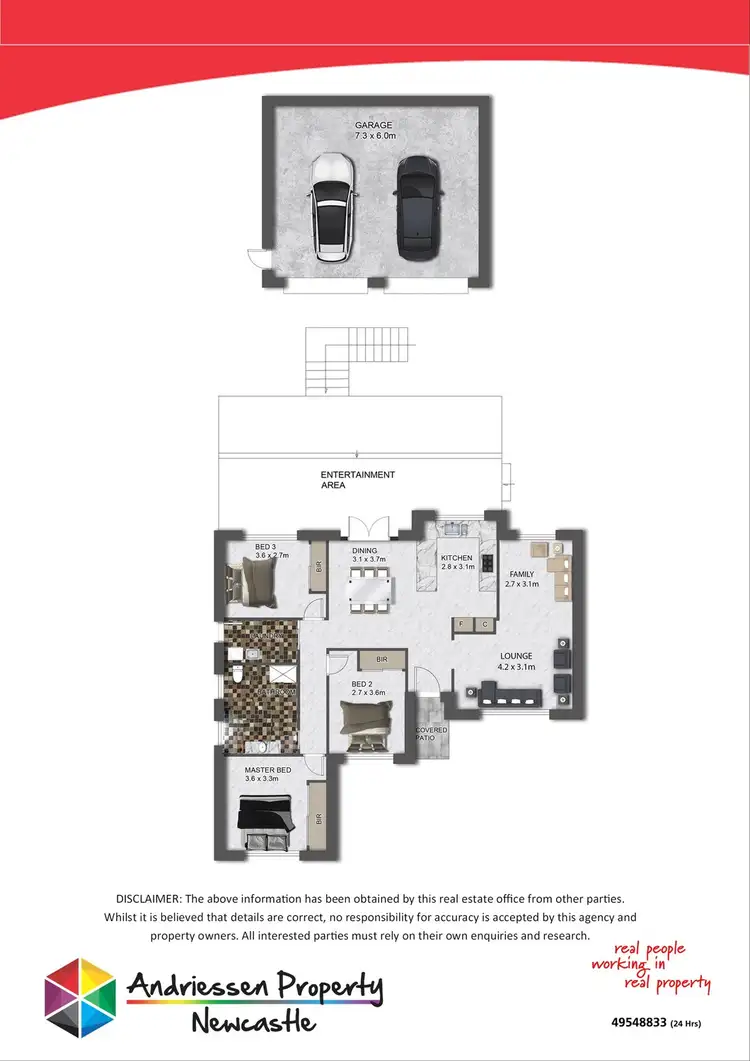 Floorplan of Homely house listing, 22 Atlanta Avenue, Woodrising NSW 2284