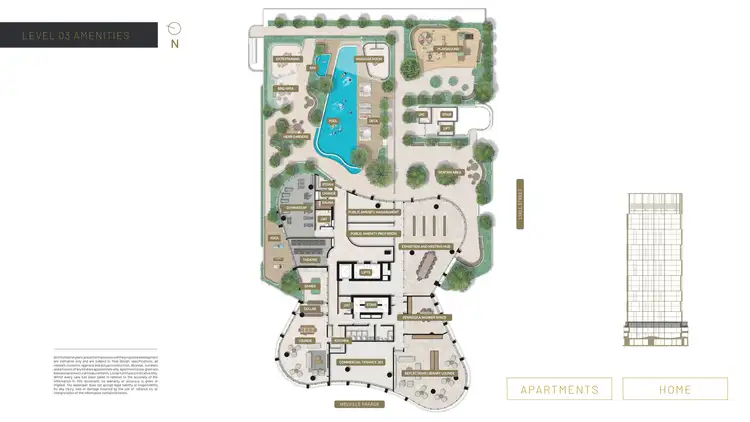 Floorplan of Homely apartment listing, 3 Lyall Street, South Perth WA 6151