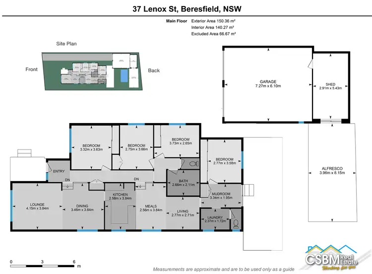 Floorplan of Homely house listing, 37 Lenox Street, Beresfield NSW 2322