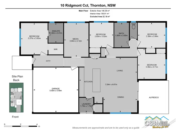 Floorplan of Homely house listing, 10 Ridgmont Circuit, Thornton NSW 2322