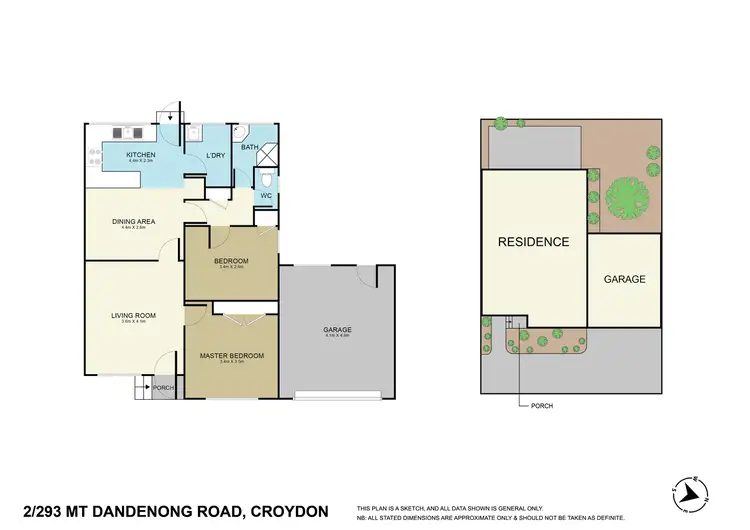 Floorplan of Homely unit listing, 2/293 Mt Dandenong Road, Croydon VIC 3136