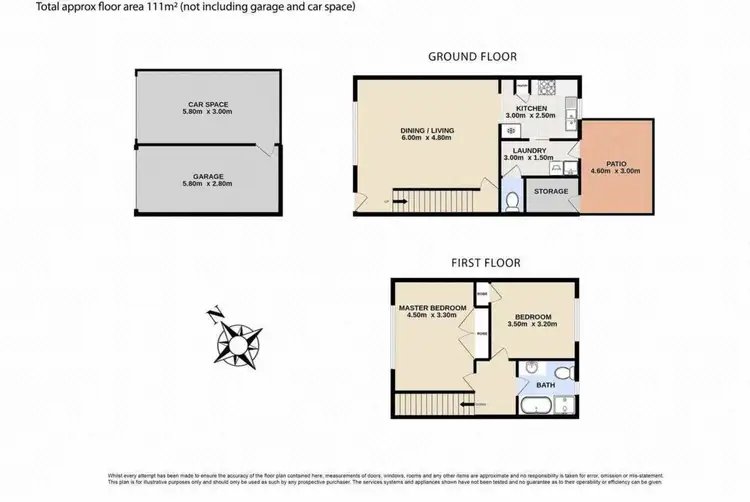 Floorplan of Homely townhouse listing, 33/34 Thornton Street, Raceview QLD 4305