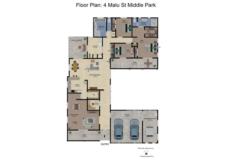 Floorplan of Homely house listing, 4 Malu Street, Middle Park QLD 4074