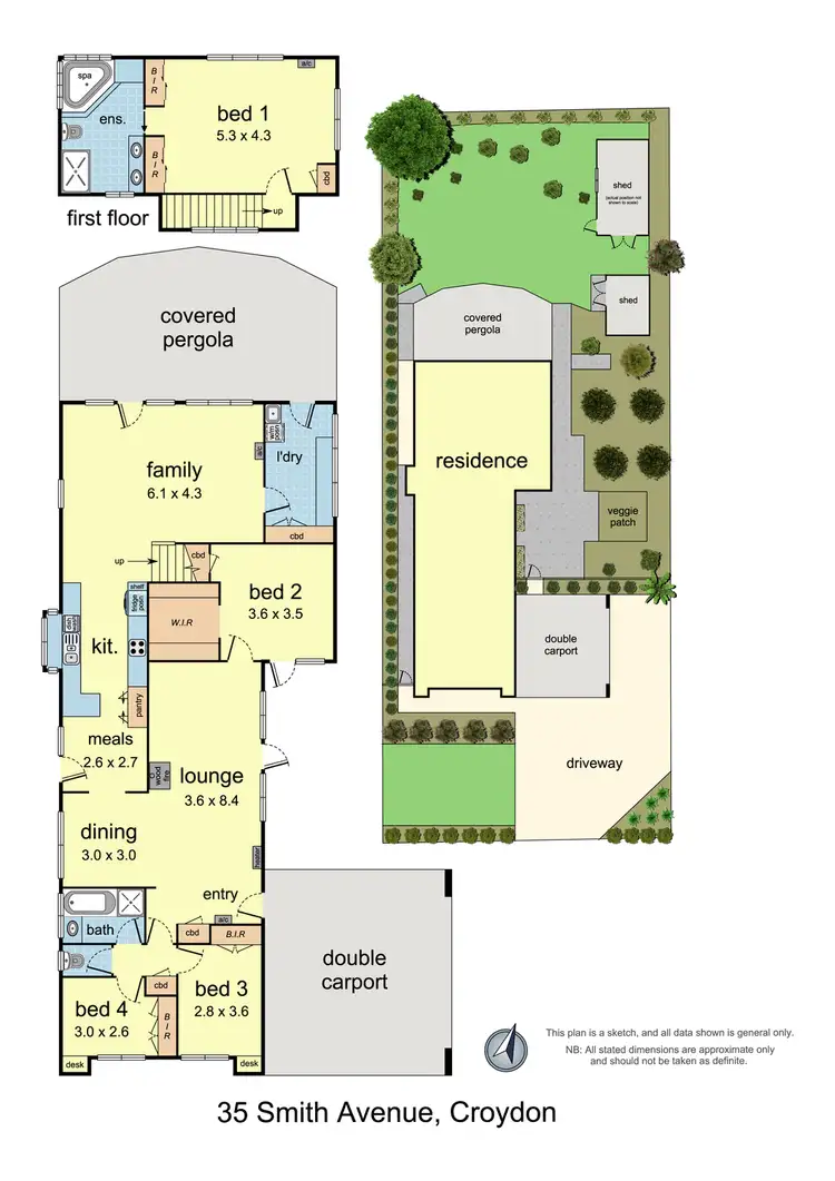 Floorplan of Homely house listing, 35 Smith Avenue, Croydon VIC 3136