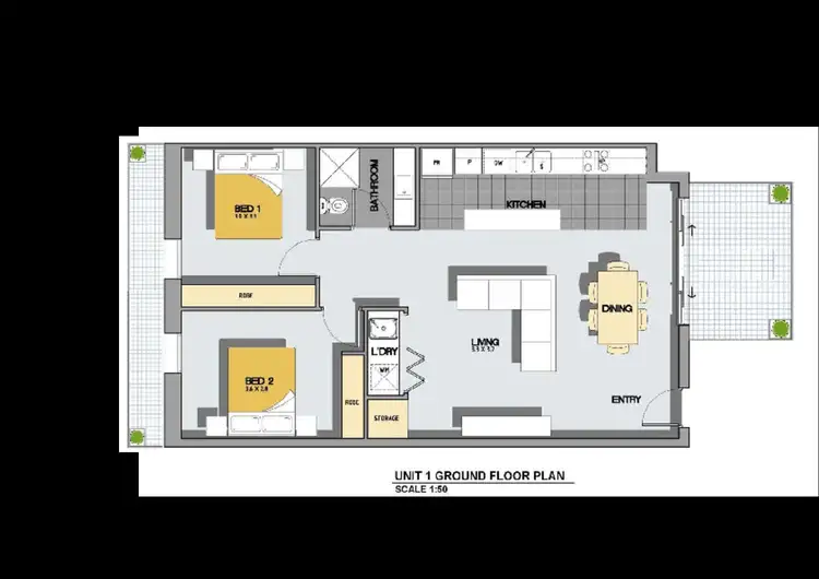 Floorplan of Homely townhouse listing, 1/24 Croydon Road, Croydon VIC 3136