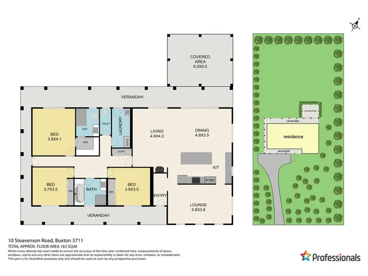 Floorplan of Homely house listing, 10 Steavenson Road, Buxton VIC 3711