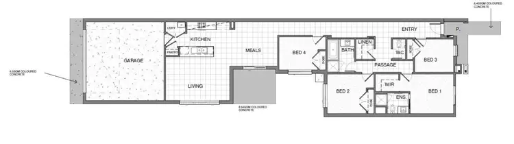 Floorplan of Homely house listing, LOT 326/22 Spector Walk, Werribee VIC 3030