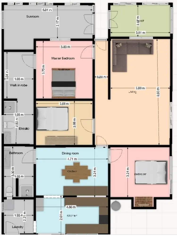Floorplan of Homely house listing, 46 MacQueen Street, Aberdeen NSW 2336