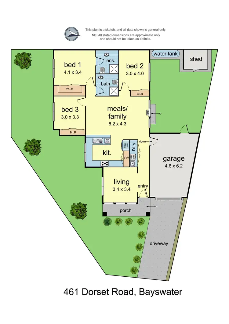 Floorplan of Homely house listing, 461 Dorset Road, Bayswater VIC 3153