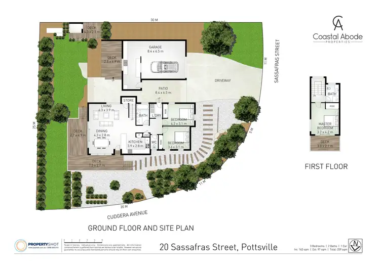 Floorplan of Homely house listing, 20 Sassafras Street, Pottsville NSW 2489