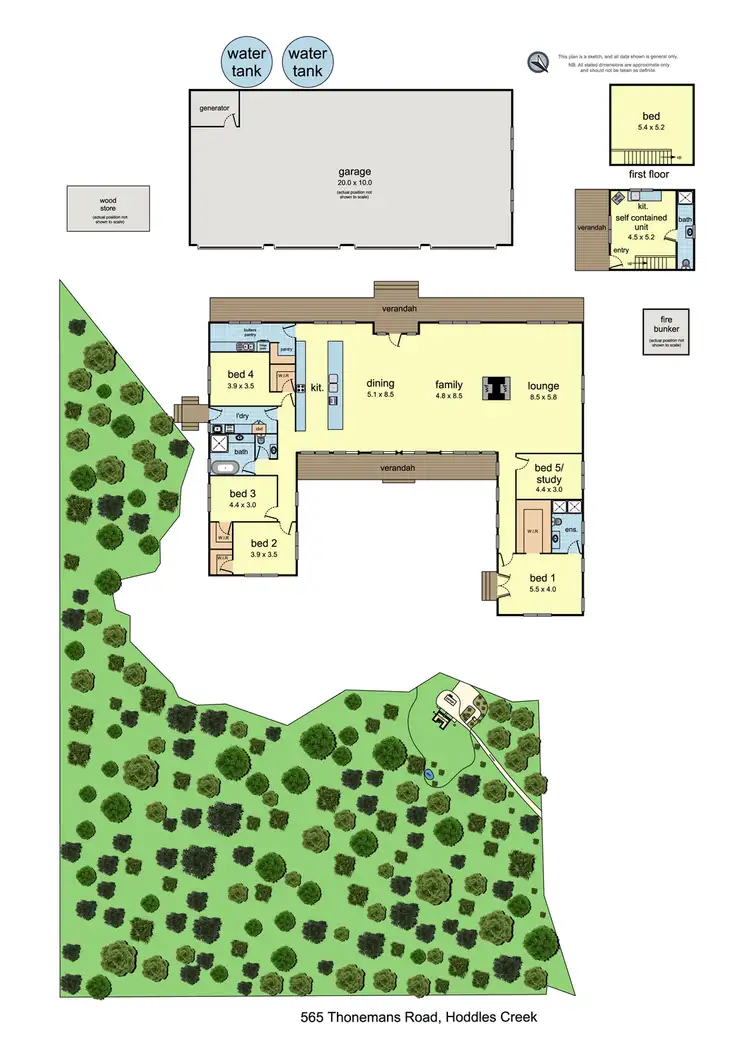 Floorplan of Homely house listing, 565 Thonemans Road, Hoddles Creek VIC 3139