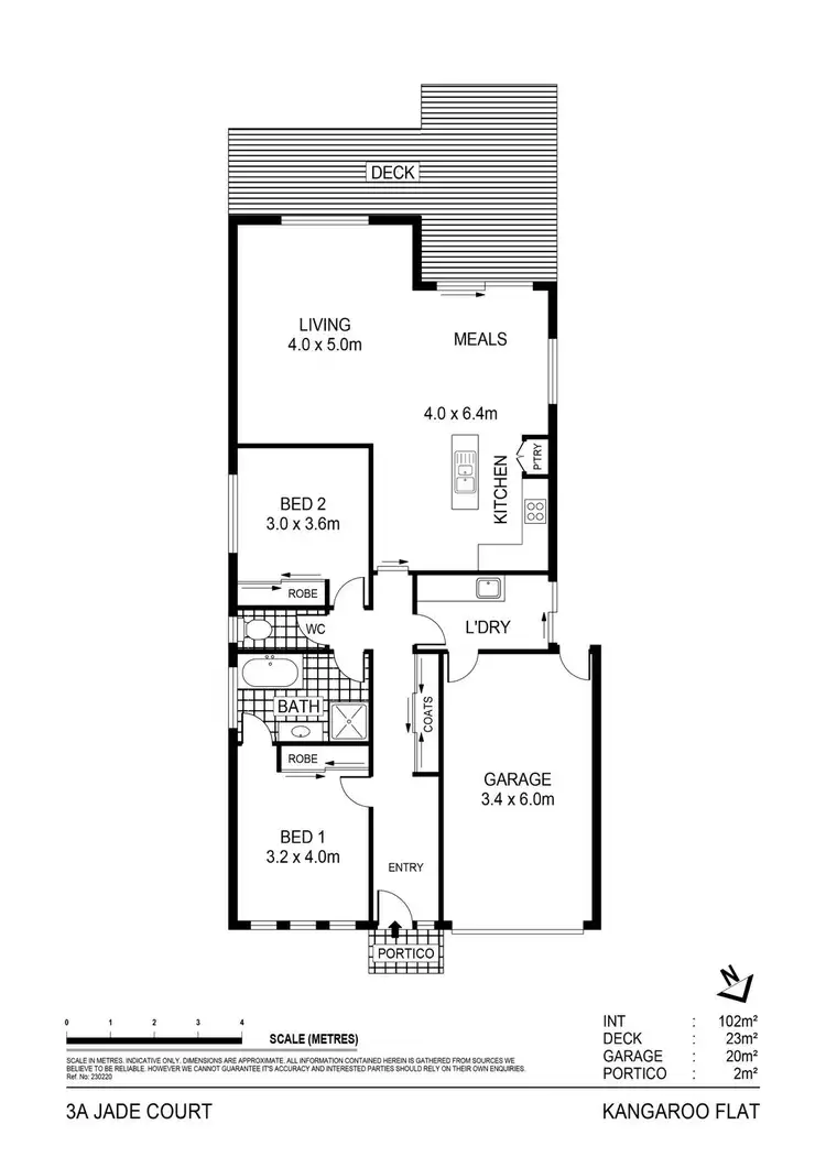 Floorplan of Homely house listing, 3 Jade Court, Kangaroo Flat VIC 3555