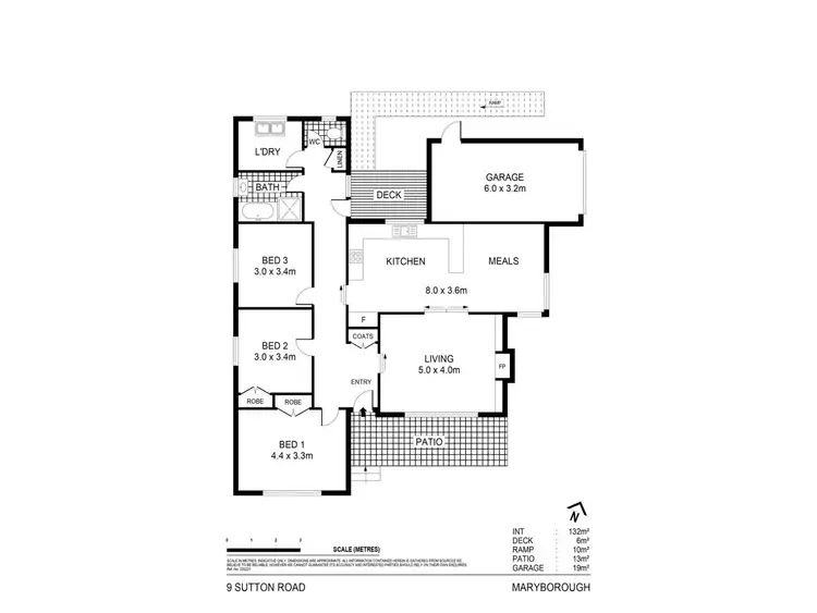 Floorplan of Homely house listing, 9 Sutton Road, Maryborough VIC 3465