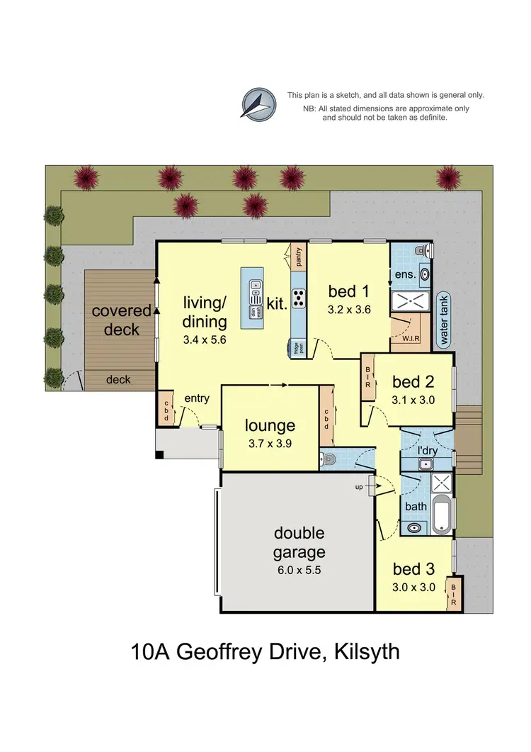 Floorplan of Homely unit listing, 10a Geoffrey Drive, Kilsyth VIC 3137
