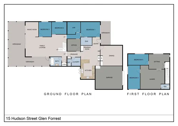 Floorplan of Homely house listing, 15 Hudson Street, Glen Forrest WA 6071
