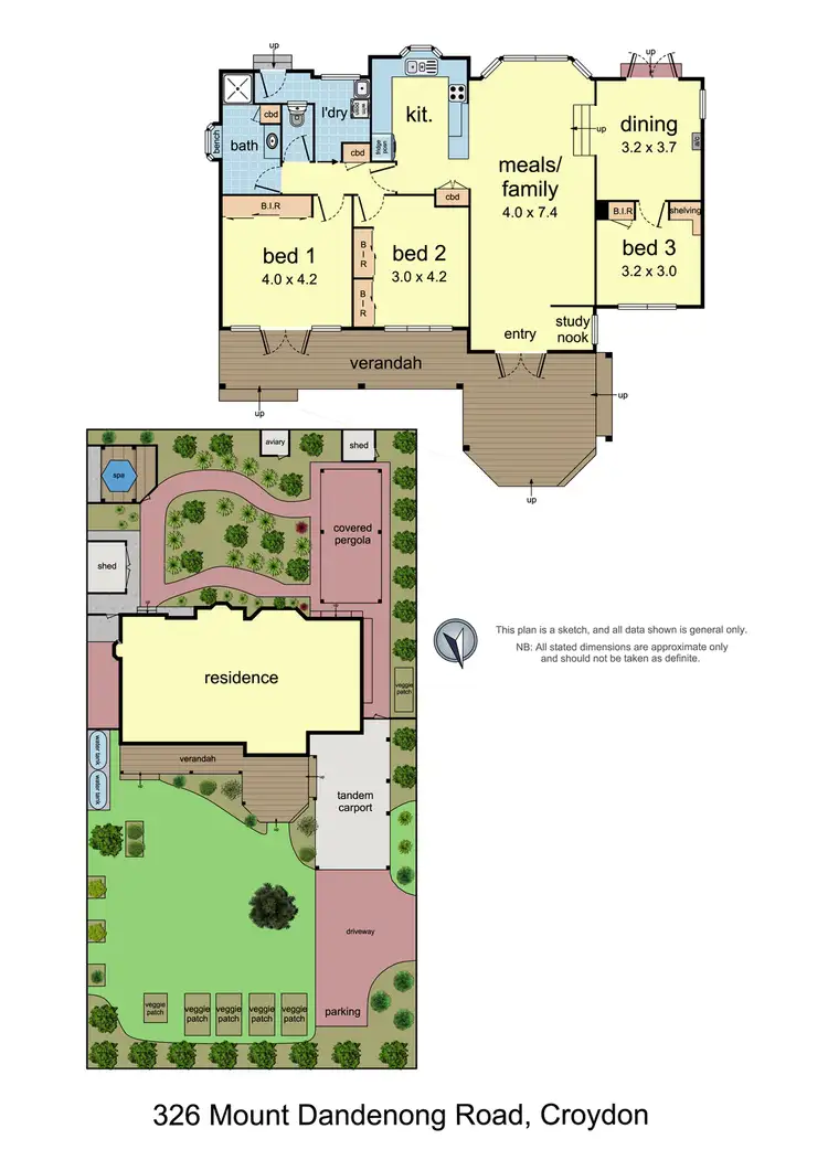 Floorplan of Homely house listing, 326 Mount Dandenong Road, Croydon VIC 3136