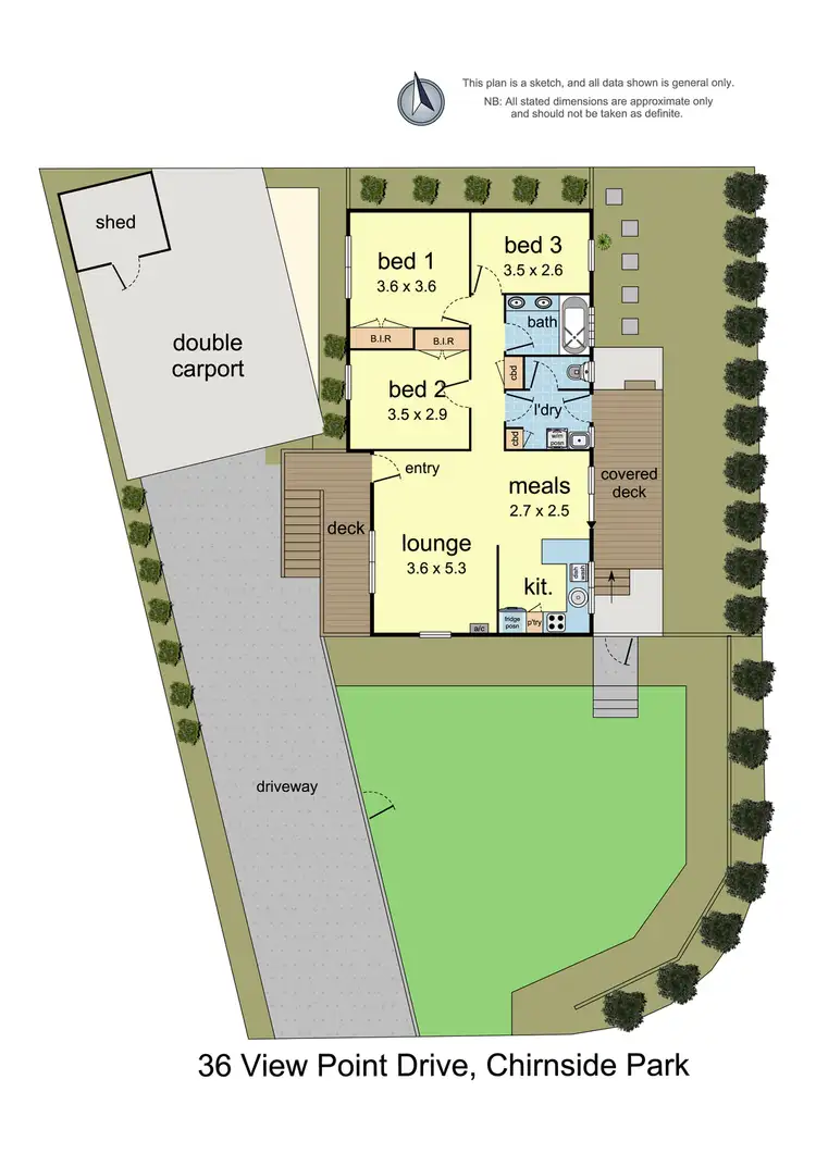 Floorplan of Homely house listing, 36 View Point Drive, Chirnside Park VIC 3116