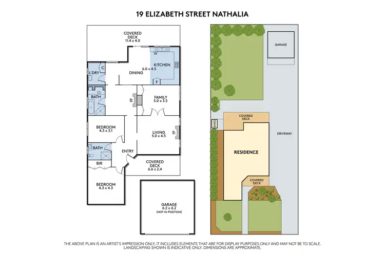 Floorplan of Homely house listing, 19 Elizabeth Street, Nathalia VIC 3638