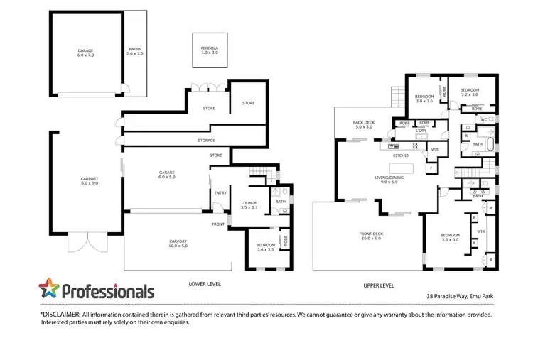 Floorplan of Homely house listing, 38 Paradise Way, Emu Park QLD 4710
