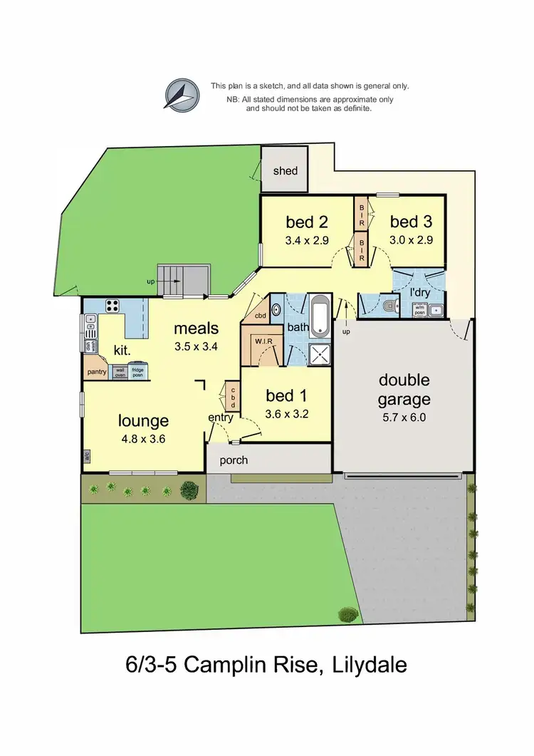 Floorplan of Homely house listing, 6/3-5 Camplin Rise, Lilydale VIC 3140