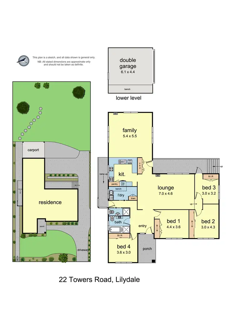 Floorplan of Homely house listing, 22 Towers Road, Lilydale VIC 3140