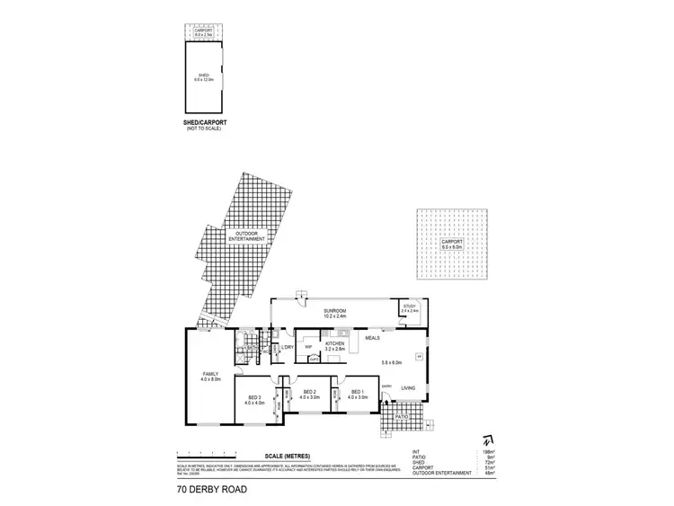 Floorplan of Homely house listing, 70 Derby Road, Maryborough VIC 3465