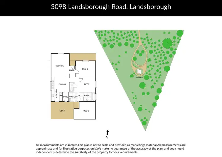 Floorplan of Homely rural property listing, 3098 Landsborough Road, Landsborough VIC 3384