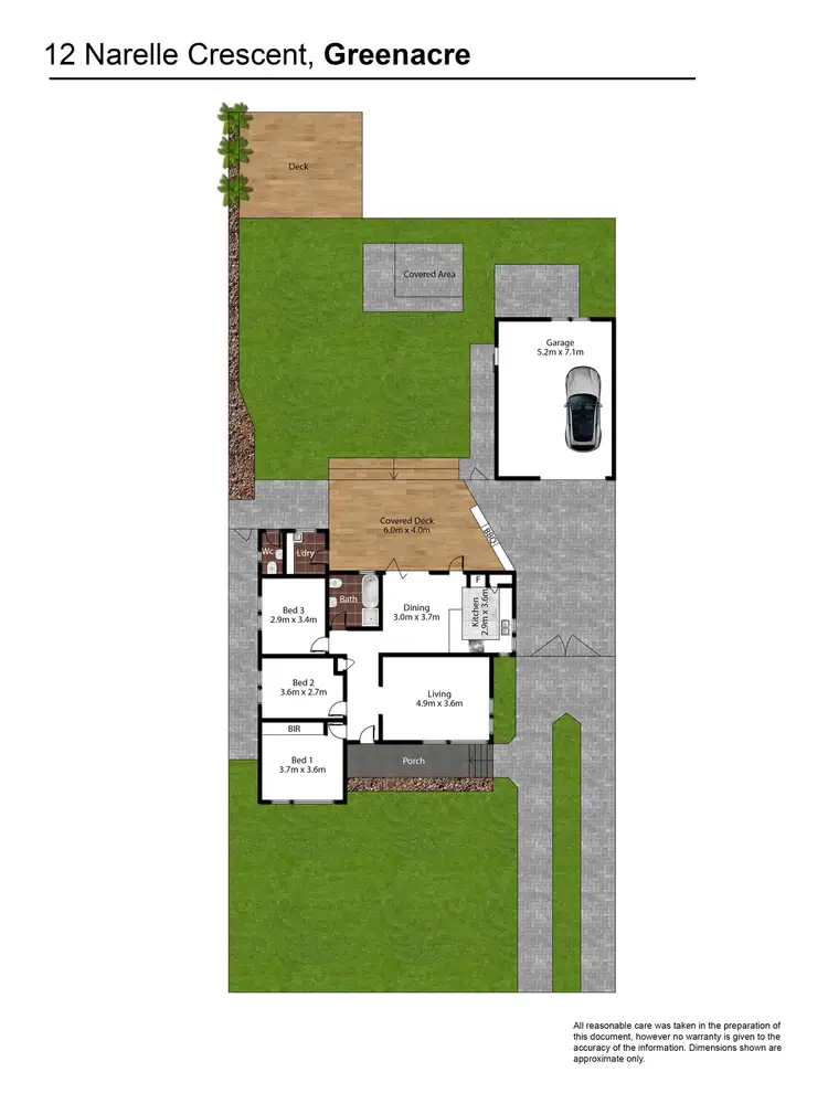 Floorplan of Homely house listing, 12 Narelle Crescent, Greenacre NSW 2190