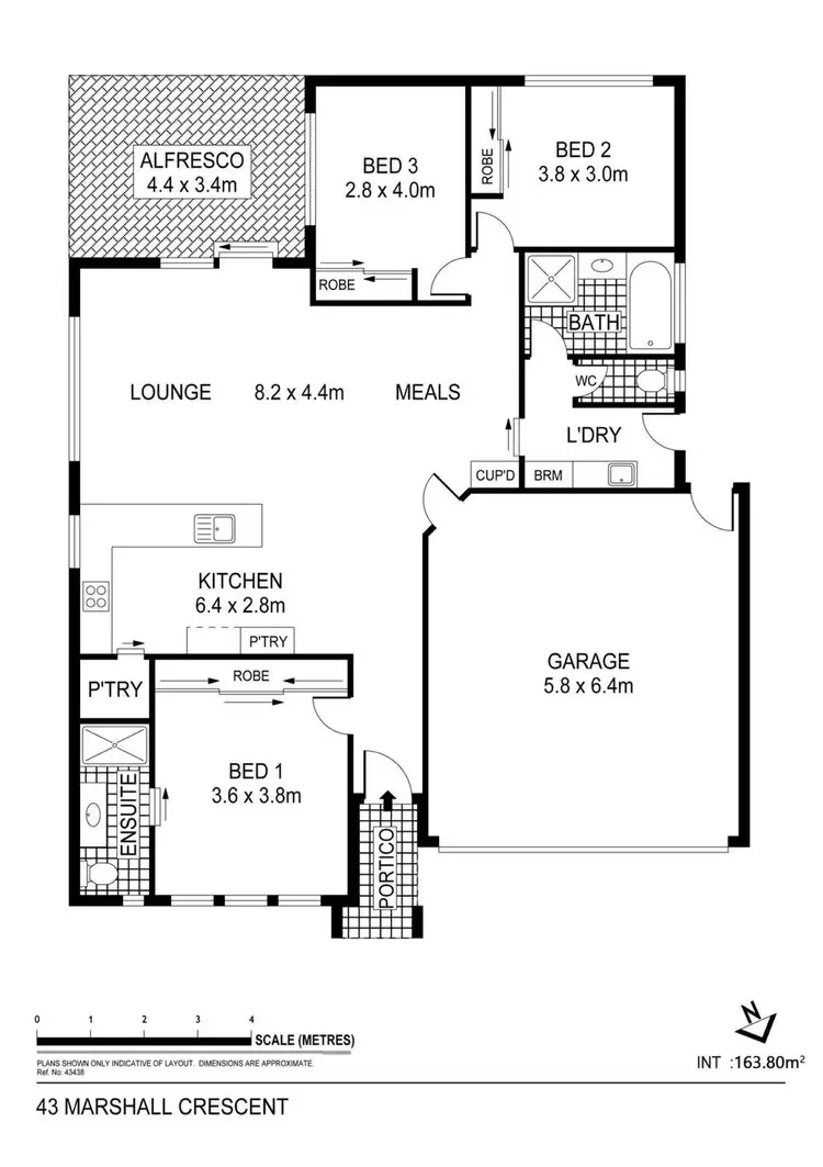 Floorplan of Homely house listing, 43 Marshall Crescent, Kennington VIC 3550
