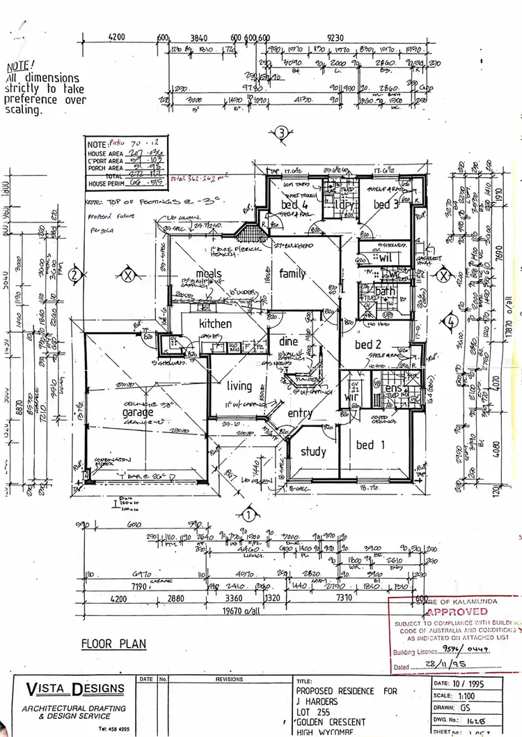 Floorplan of Homely house listing, 67 Golden Crescent, High Wycombe WA 6057