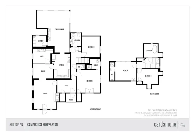Floorplan of Homely house listing, 63 Maude Street, Shepparton VIC 3630