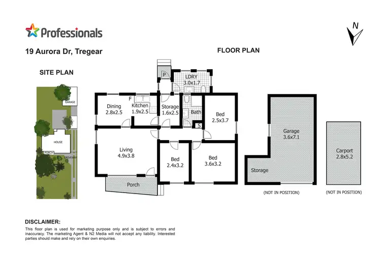 Floorplan of Homely house listing, 19 Aurora Drive, Tregear NSW 2770