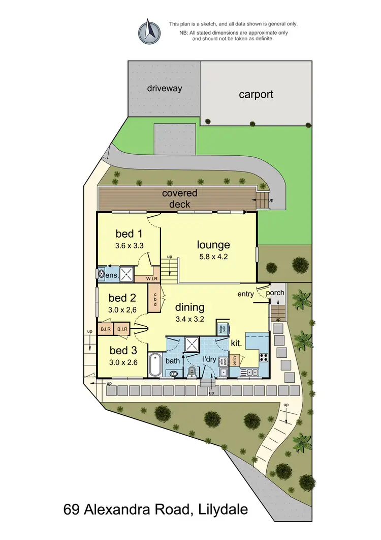 Floorplan of Homely house listing, 69 Alexandra Road, Lilydale VIC 3140