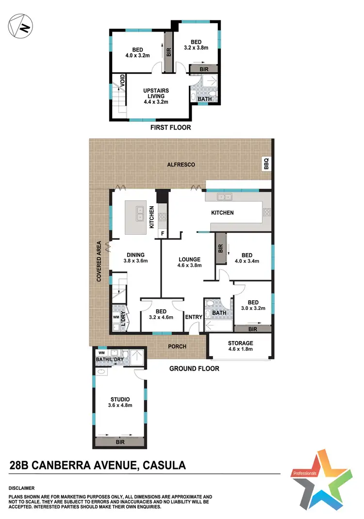 Floorplan of Homely house listing, 28B Canberra Avenue, Casula NSW 2170