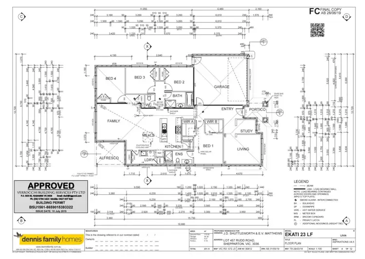 Floorplan of Homely house listing, 100 Rudd Road, Shepparton VIC 3630