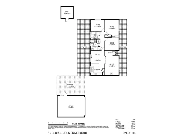 Floorplan of Homely house listing, 15 George Cook (South) Drive, Daisy Hill VIC 3465