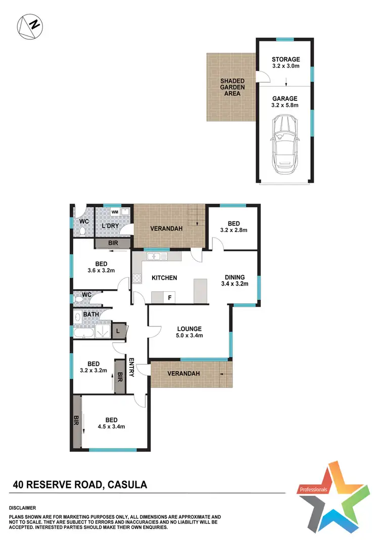 Floorplan of Homely house listing, 40 Reserve Road, Casula NSW 2170
